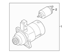 Genuine VW/Audi 02M911021HX Starter - VW | VW02M911021HX