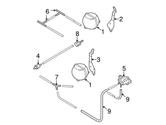 Genuine VW/Audi 037906283D Fuel Vapor Leak Detection Pump - Audi, VW | VW037906283D 1 Genuine VW/Audi 037906283D Fuel Vapor Leak Detection Pump - Audi, VW | VW037906283D