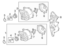 Genuine VW/Audi 03L903023R Alternator - VW | VW03L903023R