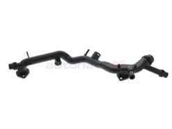 Genuine Audi 06E121045T Coolant Pipe; Connects Cyliinder Heads - Audi