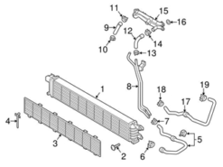 Genuine VW/Audi 06E121083G Coolant Pipe - Audi | 06E121083B AU06E121083G