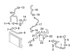 Genuine VW/Audi 079121065BD Coolant Pipe - Audi | AU079121065BD