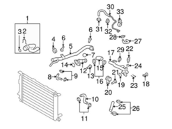 Genuine VW/Audi 079121071CF Coolant Pipe - Audi | 079121071BN AU079121071CF