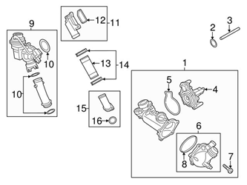 Genuine VW/Audi 079121115BL Engine Coolant Thermostat Kit - Audi | 079121115BD AU079121115BL