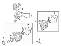Genuine VW/Audi 07K903803 Voltage Regulator - Audi, VW | 06E903803F VW07K903803