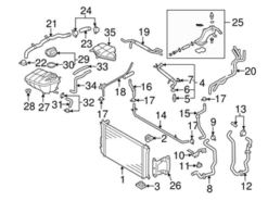 Genuine VW/Audi 3D0122101AD Radiator Coolant Hose; Lower - VW | 3D0121101S VW3D0122101AD