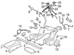 Genuine VW/Audi 3D0919087L Fuel Pump, Electric; Right - Audi, VW | 3D0919087A 3D0919087C 3D0919087E 3D0919087G