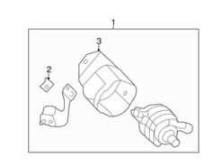 Genuine VW/Audi 3QF121599C Auxiliary Water Pump - Audi, VW | VW3QF121599C