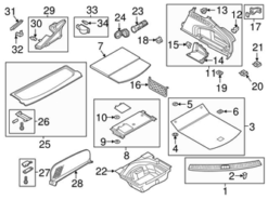 Genuine VW/Audi 4G8863373A Battery Cover - Audi | 4G8863373 AU4G8863373A