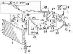 Genuine VW/Audi 4H0121399G Coolant Pipe - Audi | AU4H0121399G