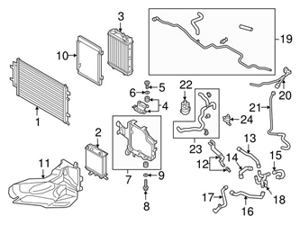 Genuine VW/Audi 4H0121568 Coolant Pipe - Audi | AU4H0121568 1 Genuine VW/Audi 4H0121568 Coolant Pipe - Audi | AU4H0121568