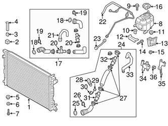 Genuine VW/Audi 4M0121056AF Coolant Bypass Hose - Audi | AU4M0121056AF 1 Genuine VW/Audi 4M0121056AF Coolant Bypass Hose - Audi | AU4M0121056AF