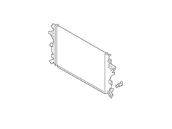 Genuine VW/Audi 4N0145804A Radiator - Audi | AU4N0145804A