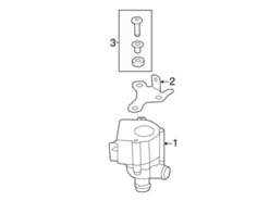 Genuine VW/Audi 5C0121599B Auxiliary Water Pump - VW | VW5C0121599B