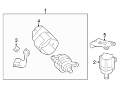 Genuine VW/Audi 5Q0121653D Engine Water Pump Insulator - Audi, VW | VW5Q0121653D
