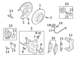 Genuine VW/Audi 5QN615601A Disc Brake Rotor; Rear Left/Right - VW | VW5QN615601A