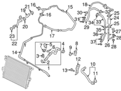 Genuine VW/Audi 7P6122447AD Turbocharger Coolant Line - VW | VW7P6122447AD