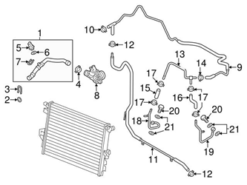 Genuine VW/Audi 7P6122447AF Engine Coolant Overflow Hose - VW | 7P6122447AA VW7P6122447AF