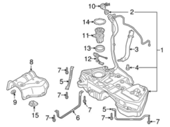 Genuine VW/Audi 80A919087 Fuel Pump And Strainer Set - Audi | 80A919087A AU80A919087
