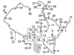 Genuine VW/Audi 8J0122063A Coolant Hose; Front - Audi | AU8J0122063A