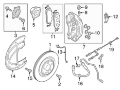 Genuine VW/Audi 8W0698151N Brake Pad Set; Front - Audi | 8W0698151BD AU8W0698151N